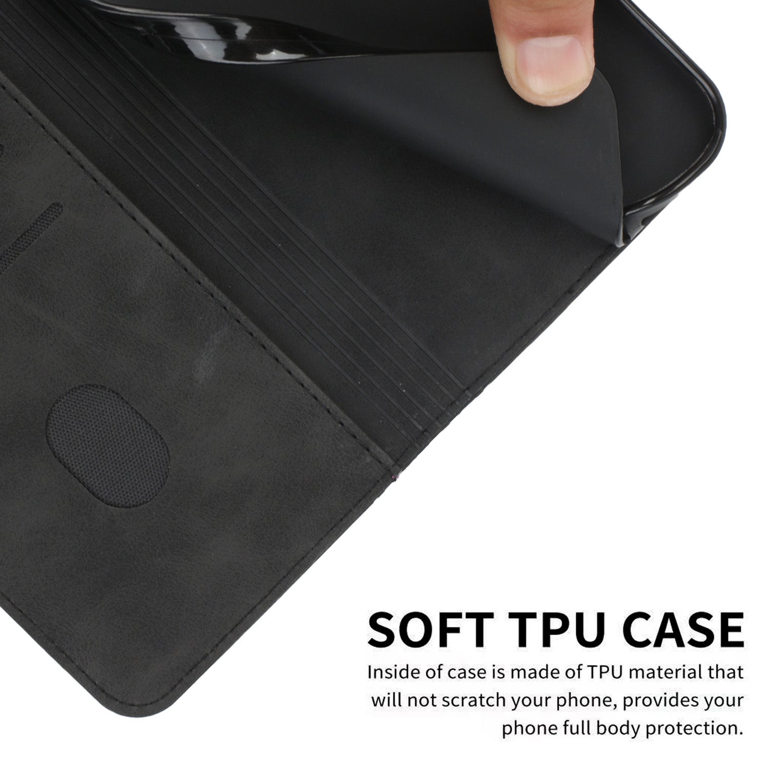 For Motorola Moto G34 5G Case Imprinted PU Leather Stand Phone Cover