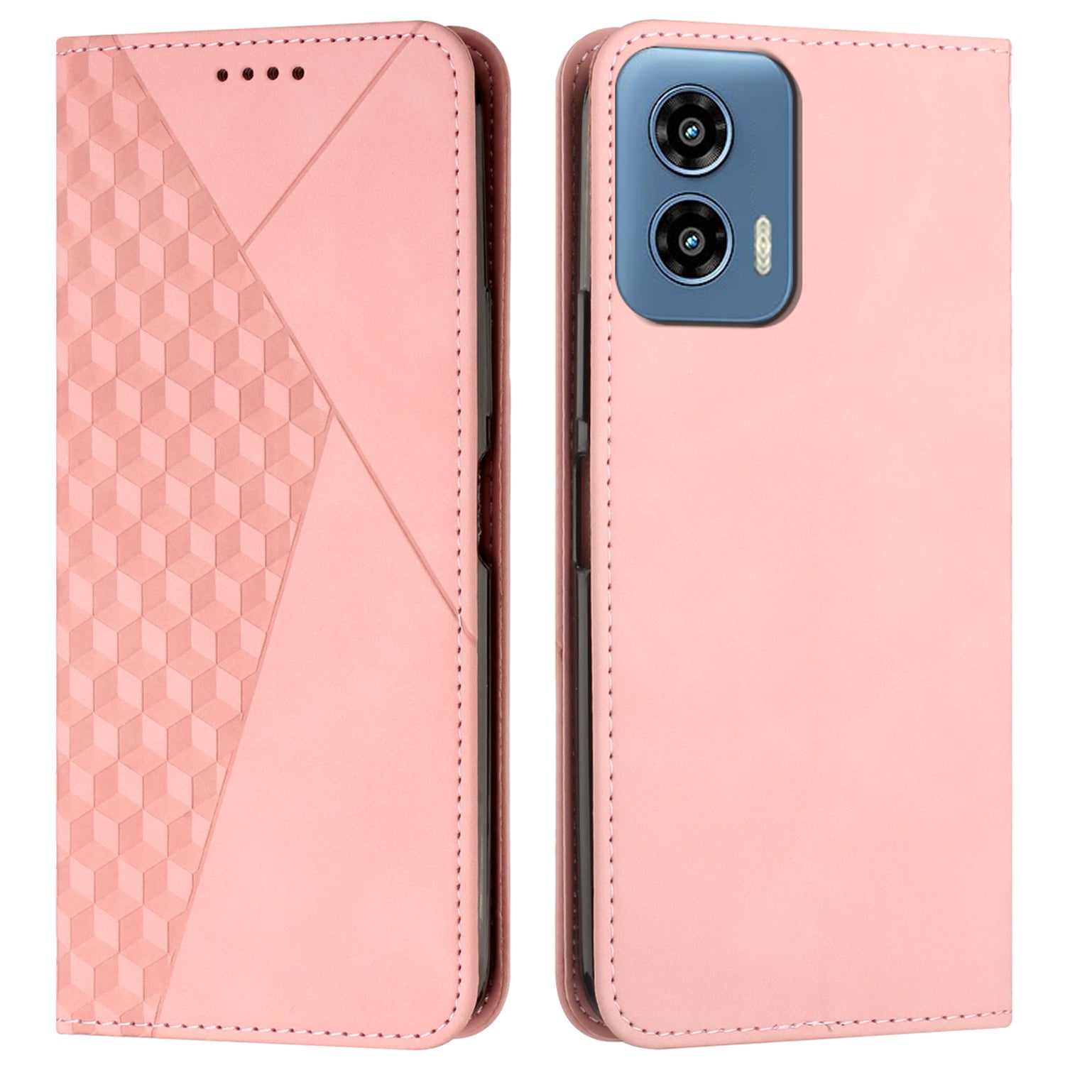 For Motorola Moto G34 5G Case Imprinted PU Leather Stand Phone Cover