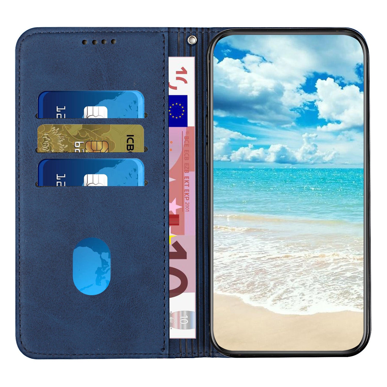 For Motorola Moto G Play 5G (2024) / Moto G 5G (2024) Shockproof Case Leather Magnetic Closure Phone Cover