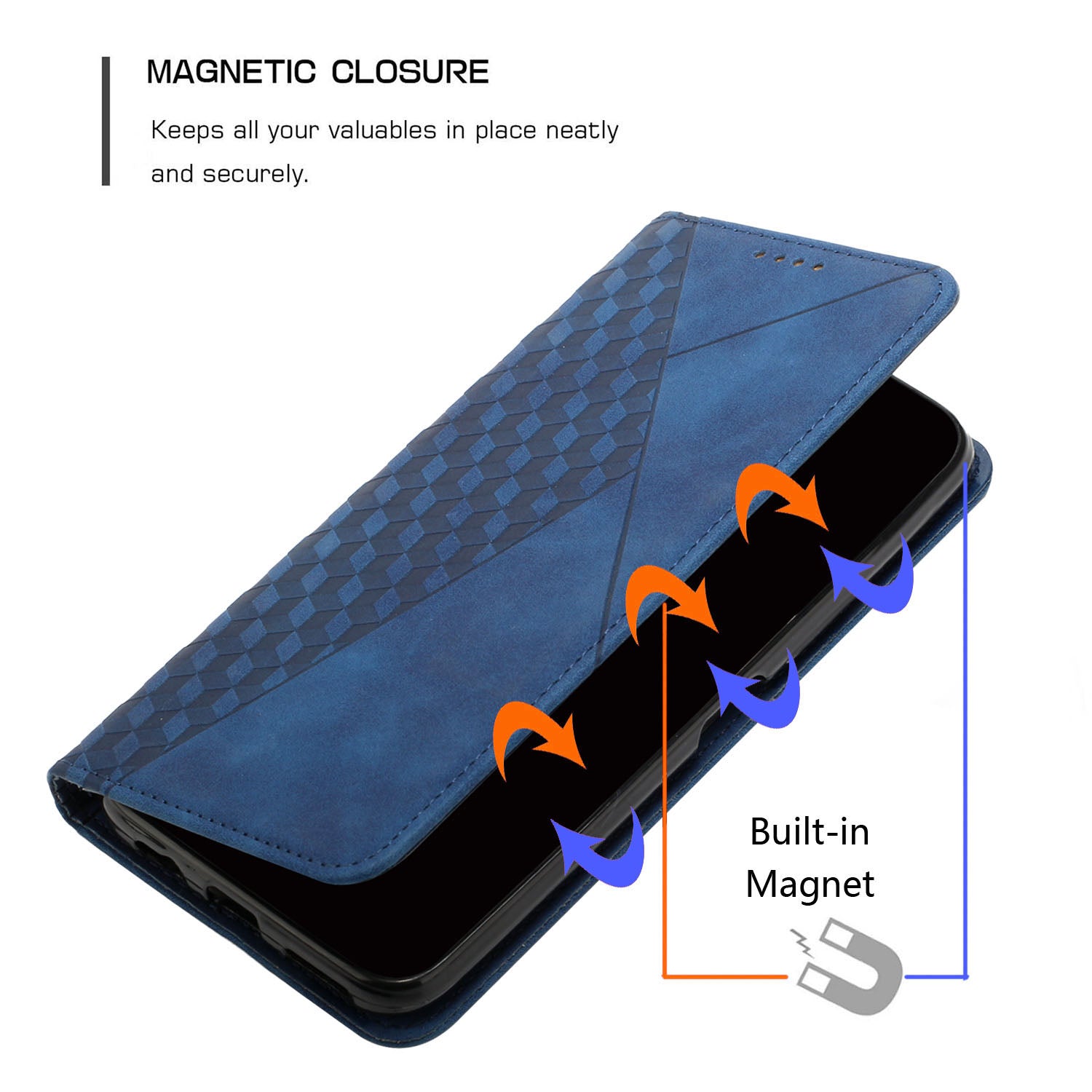 For Motorola Moto G Play 5G (2024) / Moto G 5G (2024) Shockproof Case Leather Magnetic Closure Phone Cover