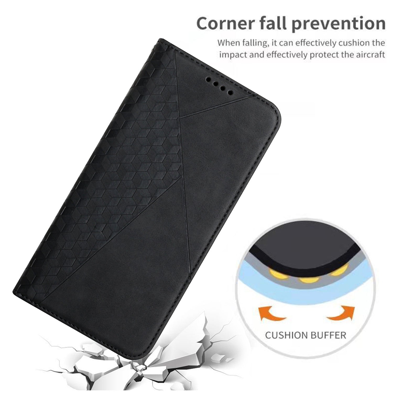For Oppo Reno11 5G (Global) Case Leather+TPU Scratch-proof Phone Cover with Magnetic Closure