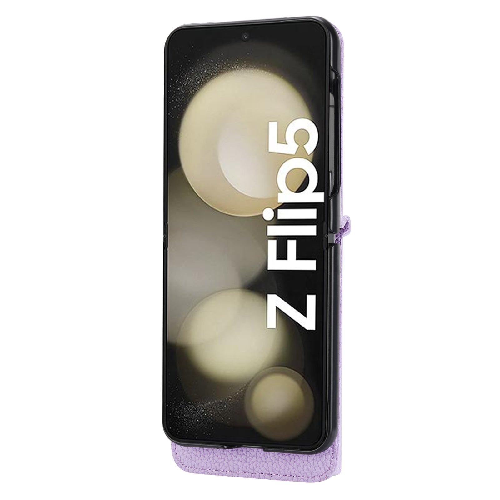 For Samsung Galaxy Z Flip5 5G Case Card Holder Crossbody Phone Purse Leather Back Cover