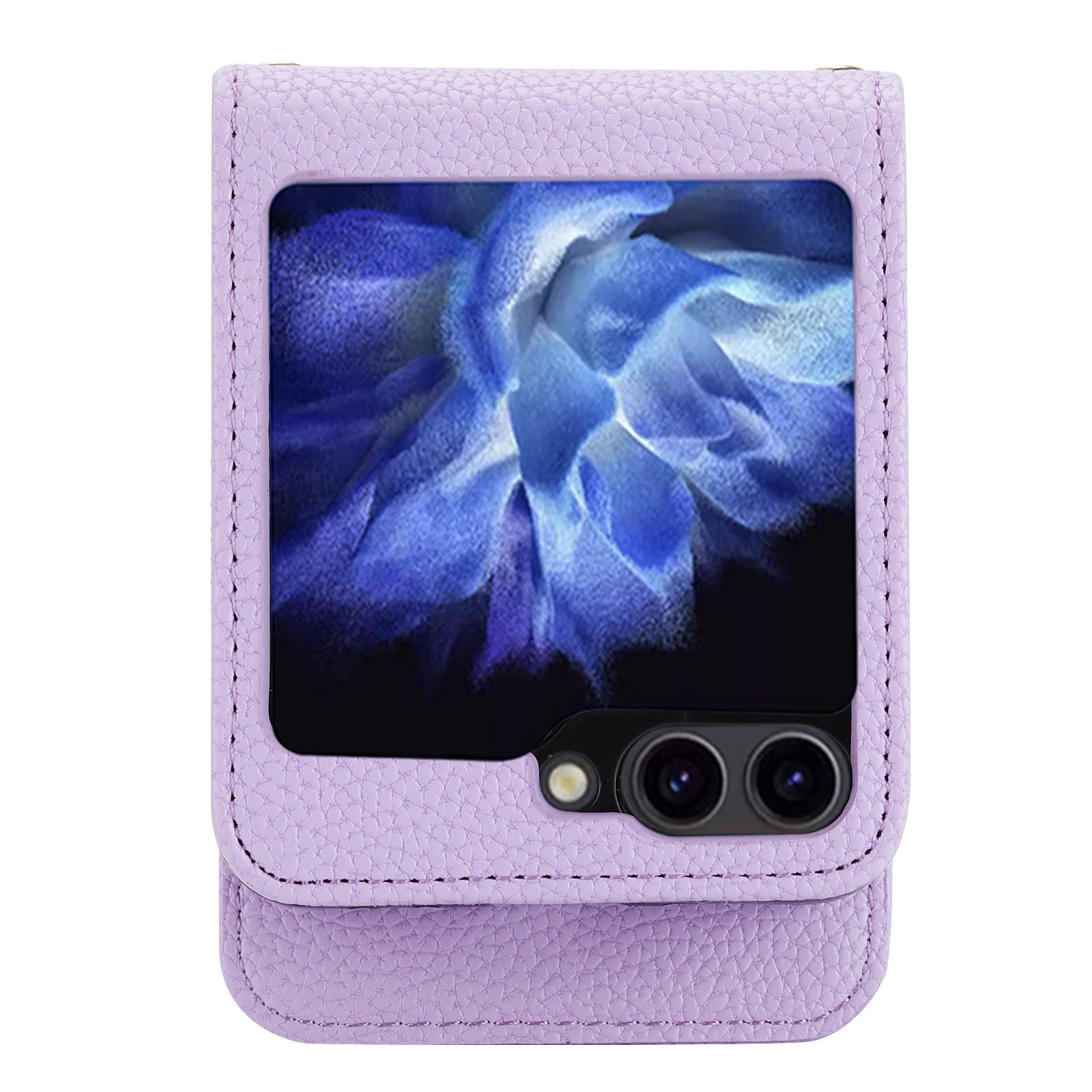 For Samsung Galaxy Z Flip5 5G Case Card Holder Crossbody Phone Purse Leather Back Cover