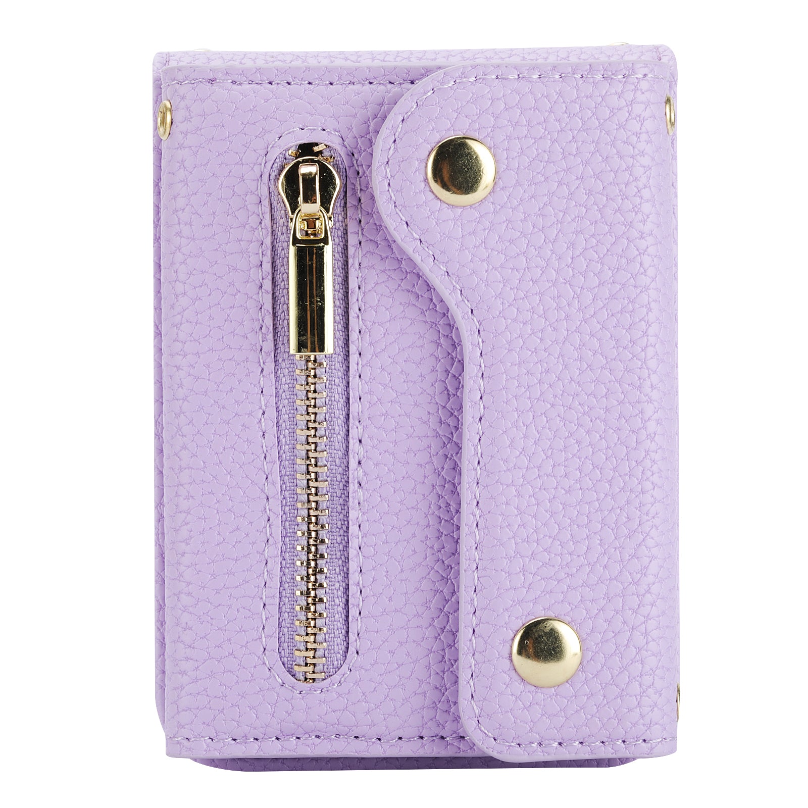 For Samsung Galaxy Z Flip4 5G Back Case PU Leather Zipper Wallet Phone Cover with Shoulder Strap