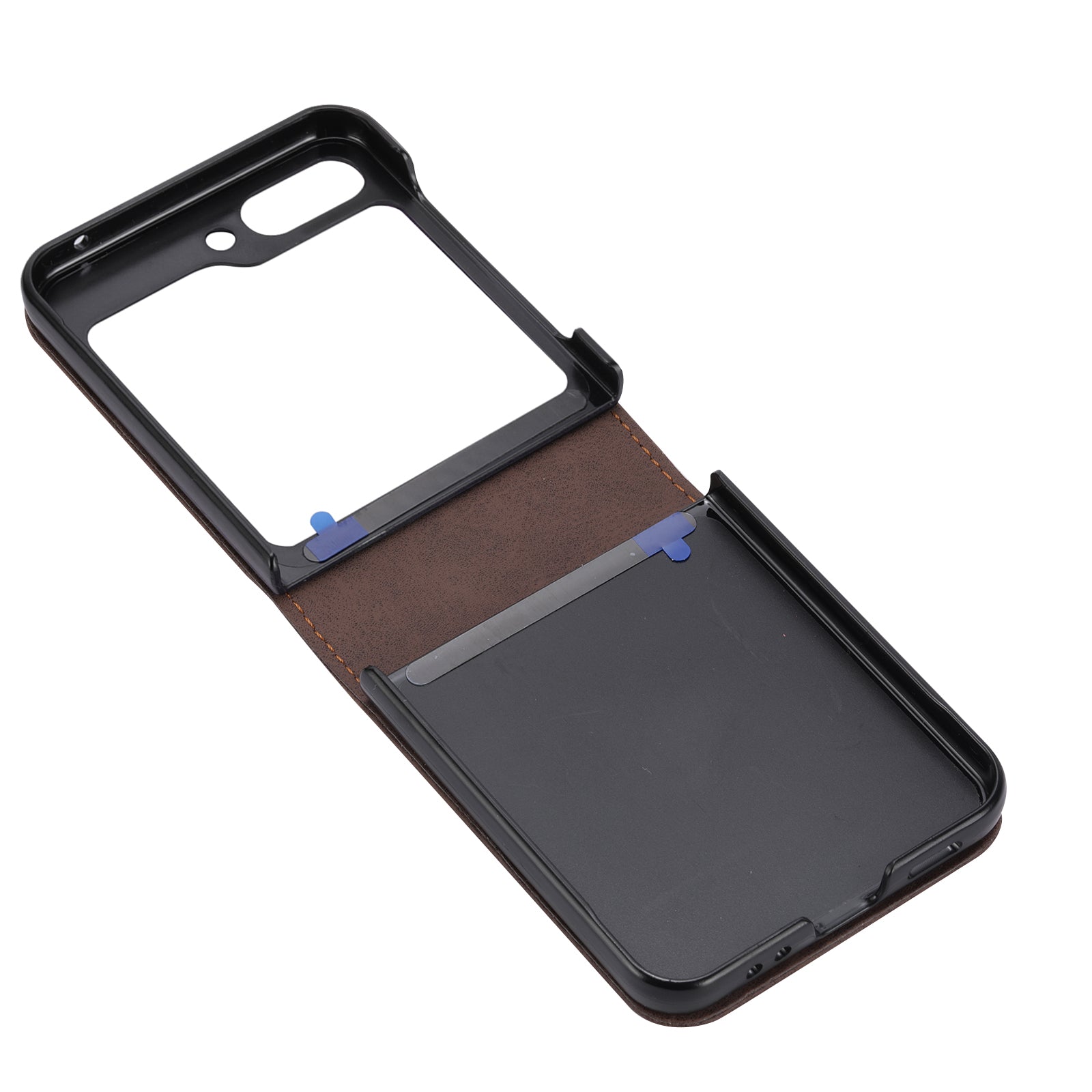 DF-05 For Samsung Galaxy Z Flip5 5G Case Shockproof PC+PU Leather Phone Cover