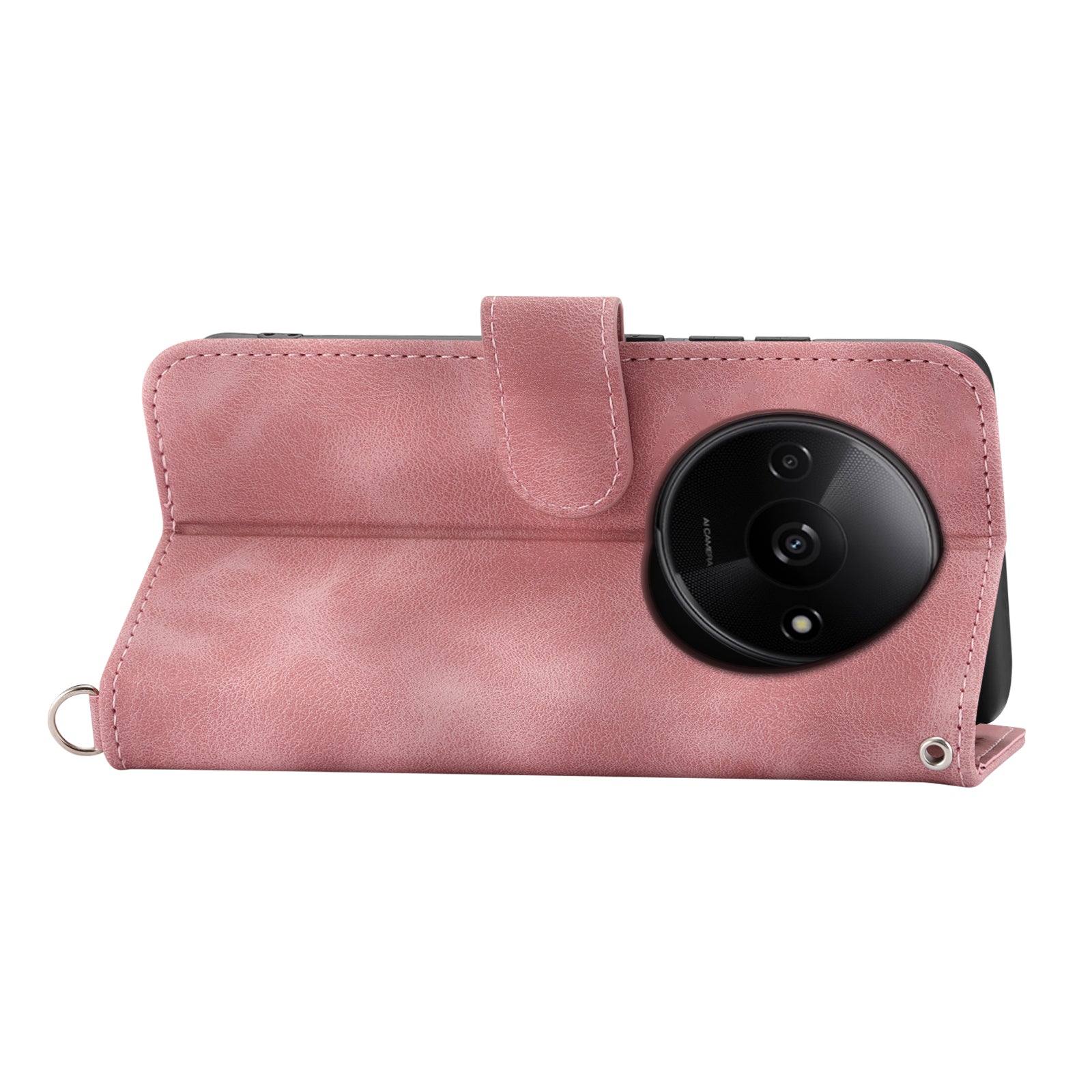 For Xiaomi Redmi A3 / Poco C61 4G Leather Phone Cover Flower Pattern Case Multiple Card Slots