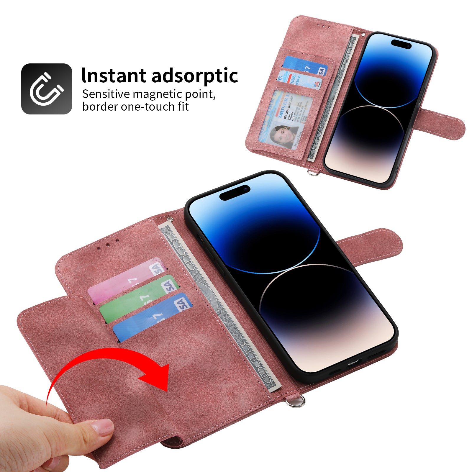 For Realme 12 Pro+ 5G / Realme 12 Pro 5G Multiple Card Slots PU Leather Case Stand Phone Cover