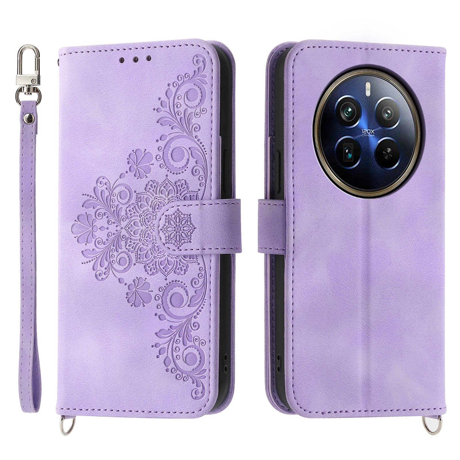For Realme 12 Pro+ 5G / Realme 12 Pro 5G Multiple Card Slots PU Leather Case Stand Phone Cover