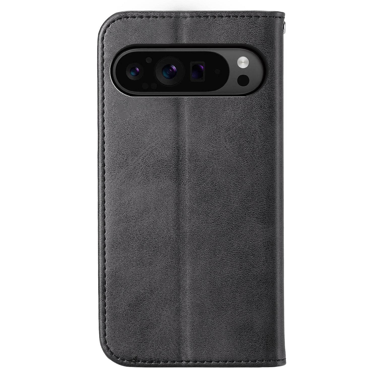 Phone Cover for Google Pixel 9 Pro Phone Stand Case PU Leather Rhombus Imprinted Pattern Wallet
