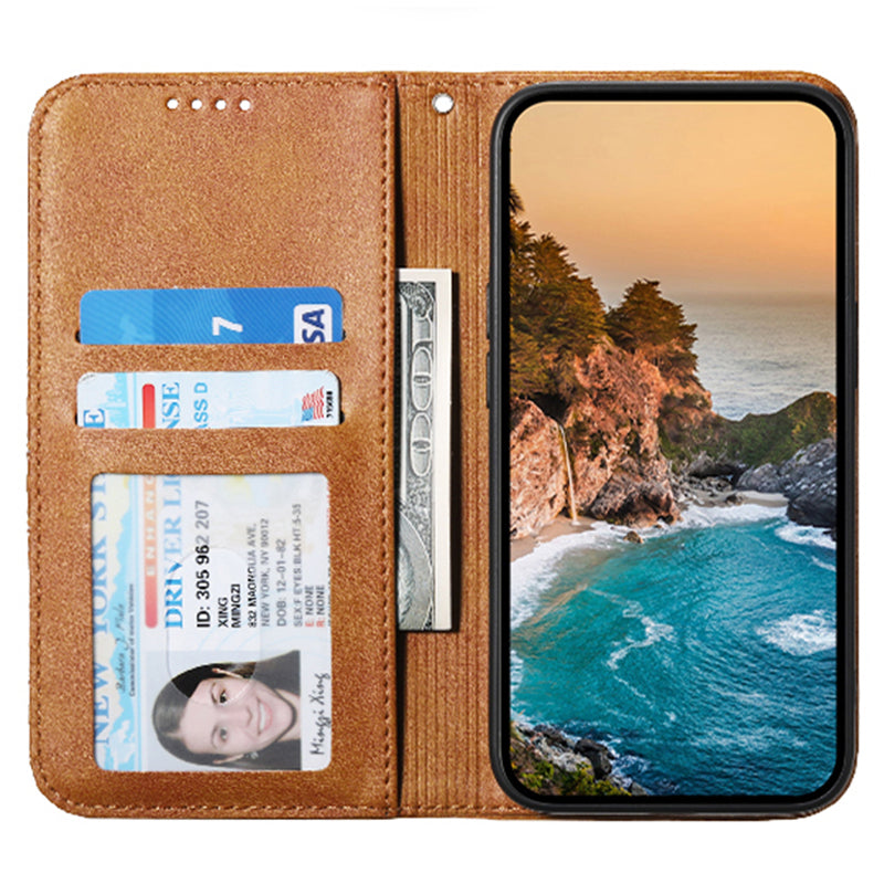 For Realme 12 Pro 5G / Realme 12 Pro+ 5G Case Rhombus Imprinted PU Leather+TPU Phone Cover