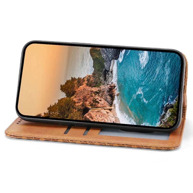 For Realme 12 Pro 5G / Realme 12 Pro+ 5G Case Rhombus Imprinted PU Leather+TPU Phone Cover