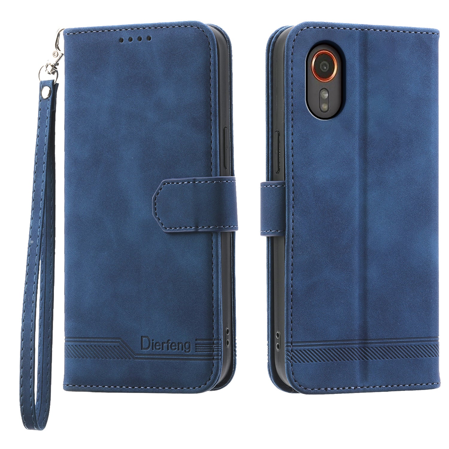 DIERFENG DF-03 for Samsung Galaxy Xcover7 Cases Imprinted Wallet Stand Mobile Leather Case