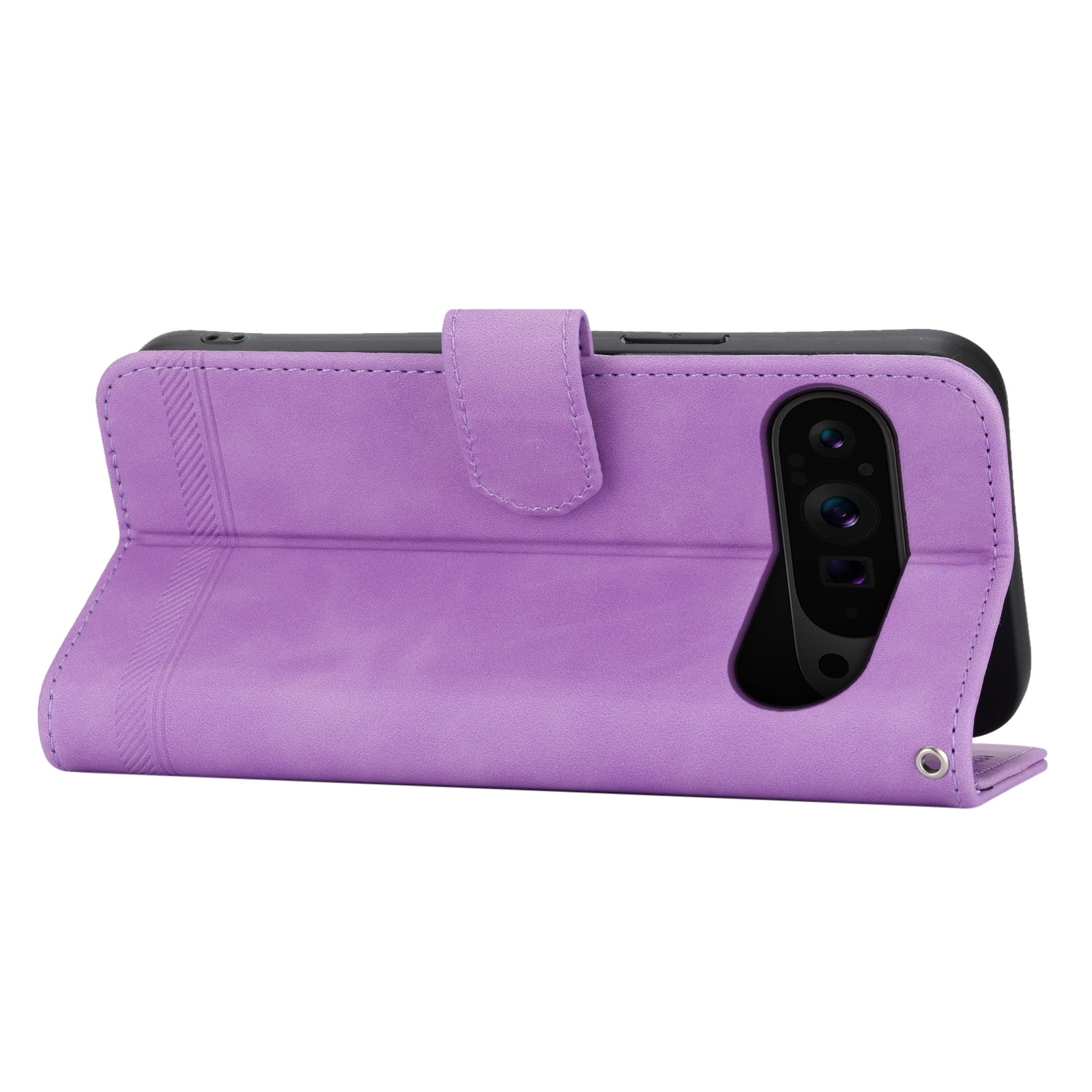 DIERFENG DF-03 Flip Wallet Cover for Google Pixel 9 Pro Cases Imprinted Stand Mobile Leather Shell