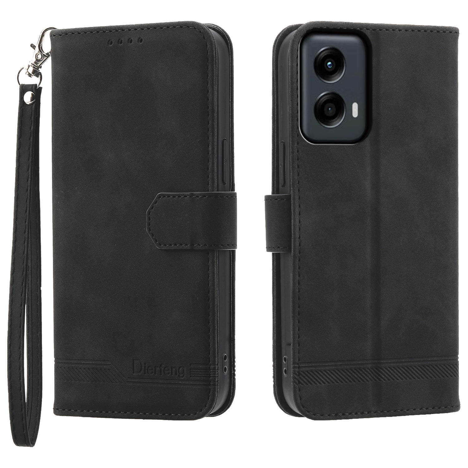 DIERFENG DF-03 For Motorola Moto G Stylus 5G (2024) Cases Imprinted Wallet Stand Leather Mobile Cover