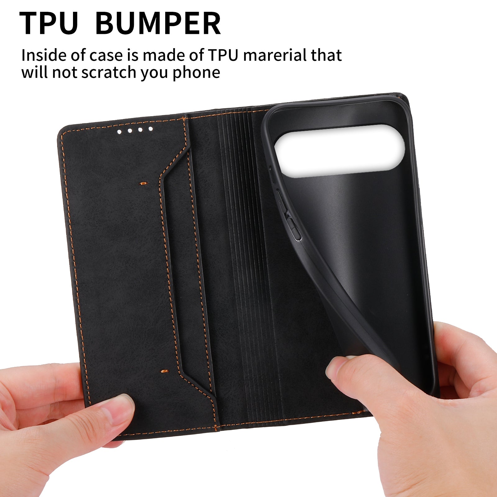 DF-05 For Google Pixel 9 Wallet Phone Case Anti-Drop Leather Flip Cover