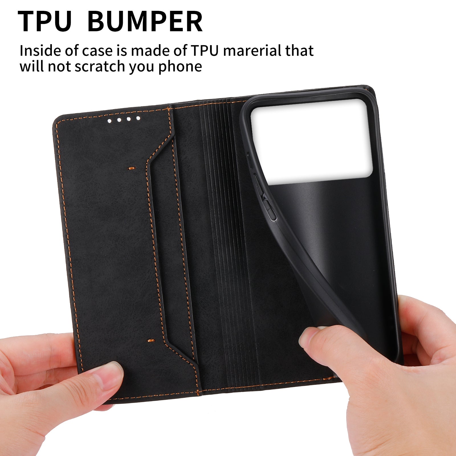 DF-05 For Xiaomi Poco X6 Pro 5G / Redmi K70E 5G Case RFID Blocking Leather Wallet Phone Cover