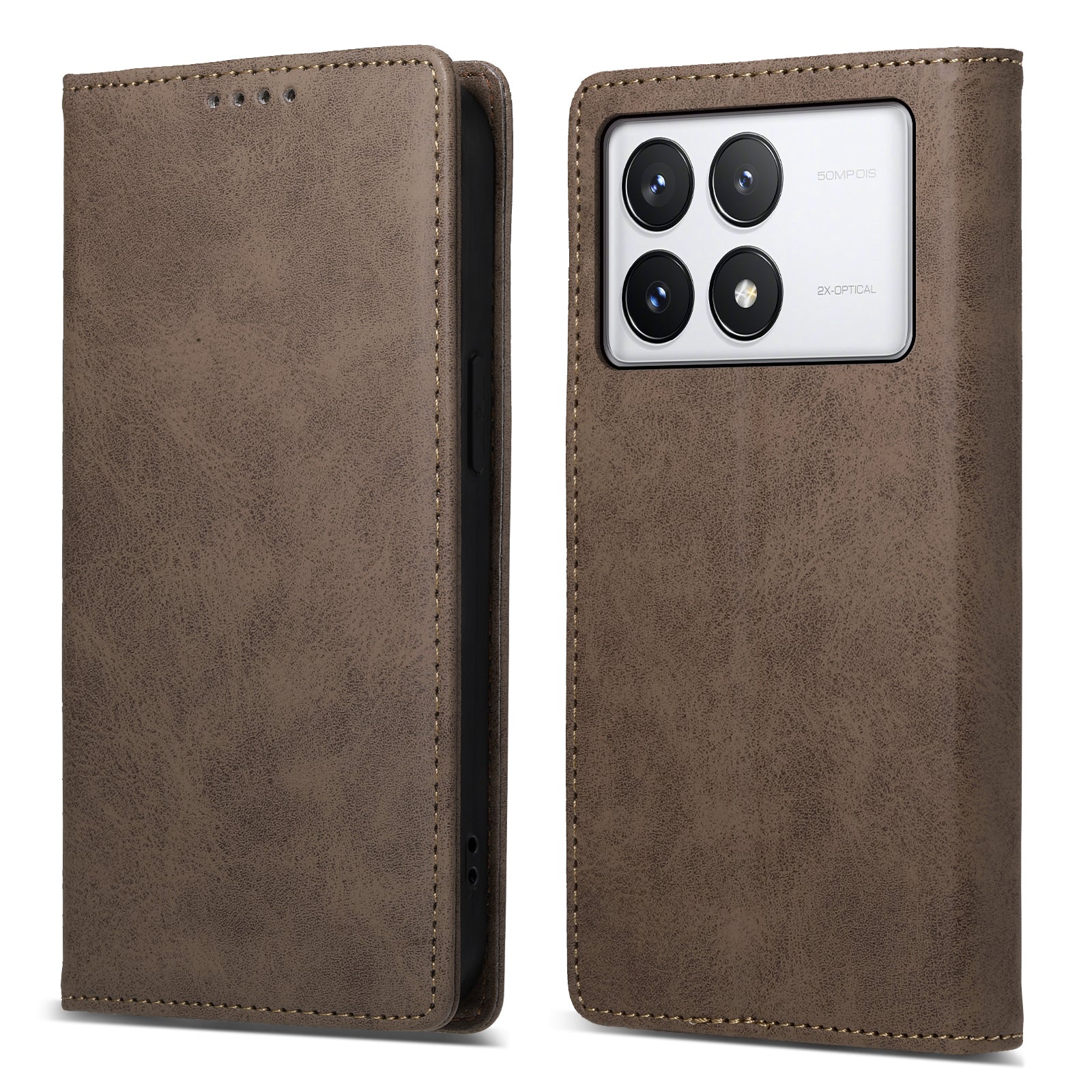 DF-05 For Xiaomi Poco X6 Pro 5G / Redmi K70E 5G Case RFID Blocking Leather Wallet Phone Cover