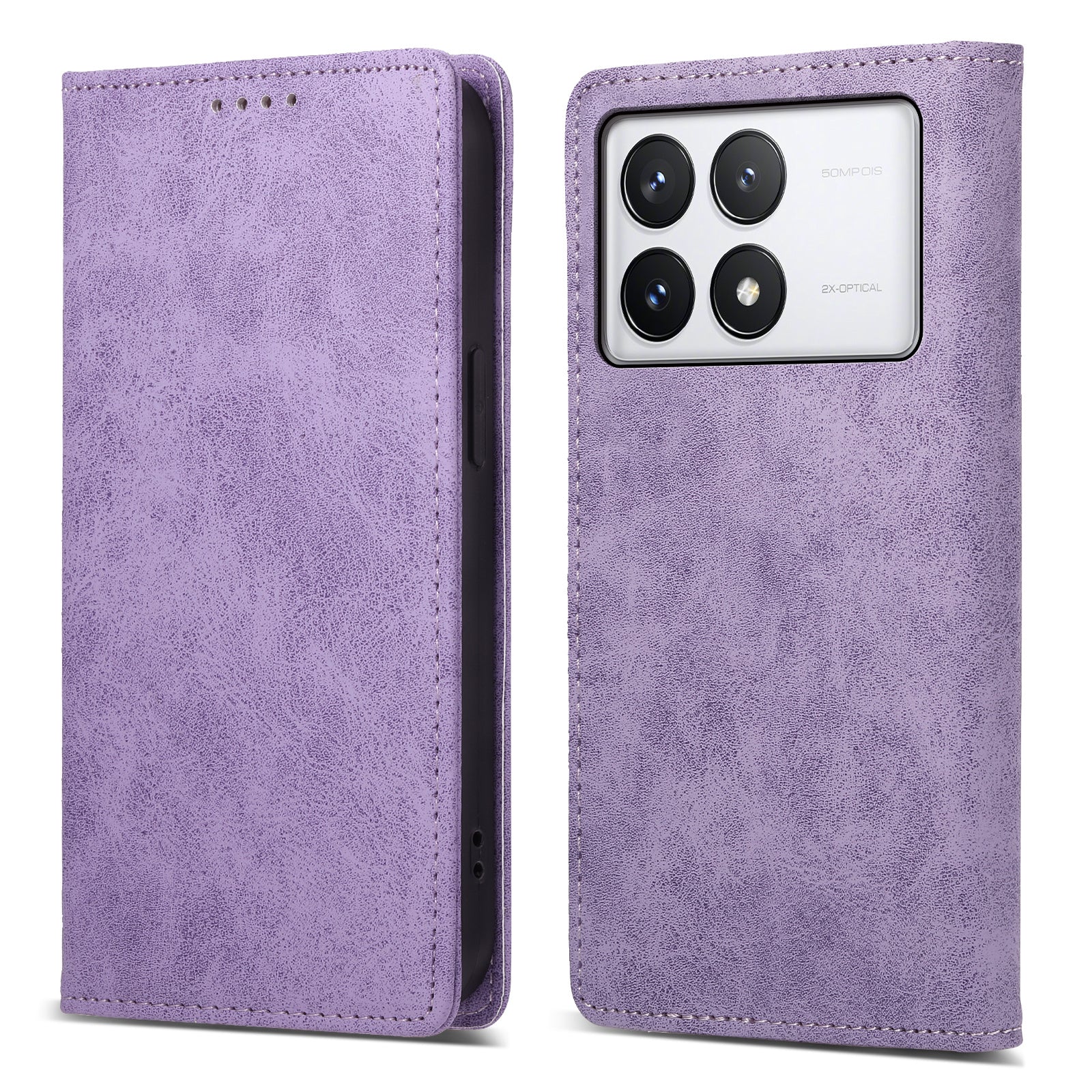 DF-05 For Xiaomi Poco X6 Pro 5G / Redmi K70E 5G Case RFID Blocking Leather Wallet Phone Cover