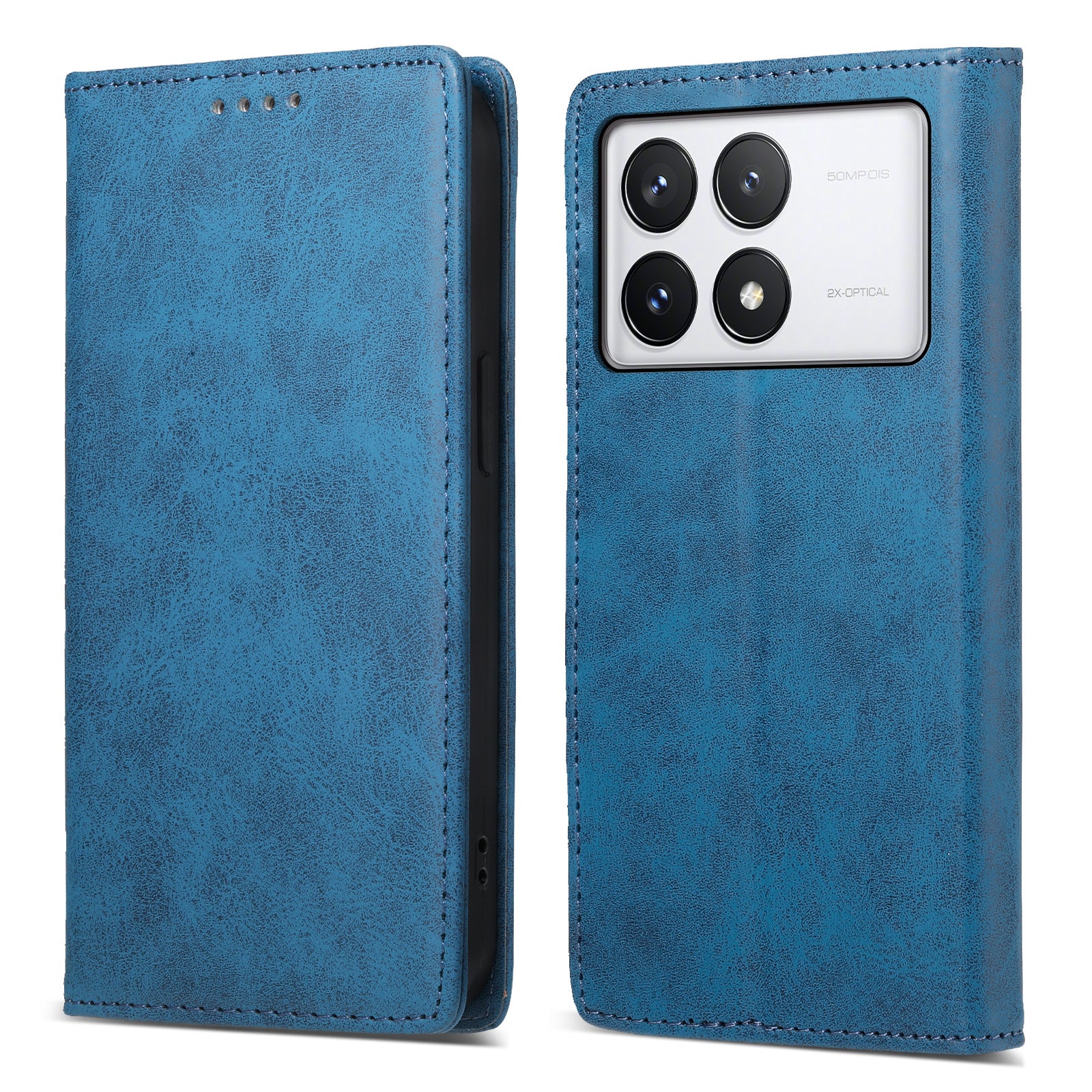 DF-05 For Xiaomi Poco X6 Pro 5G / Redmi K70E 5G Case RFID Blocking Leather Wallet Phone Cover