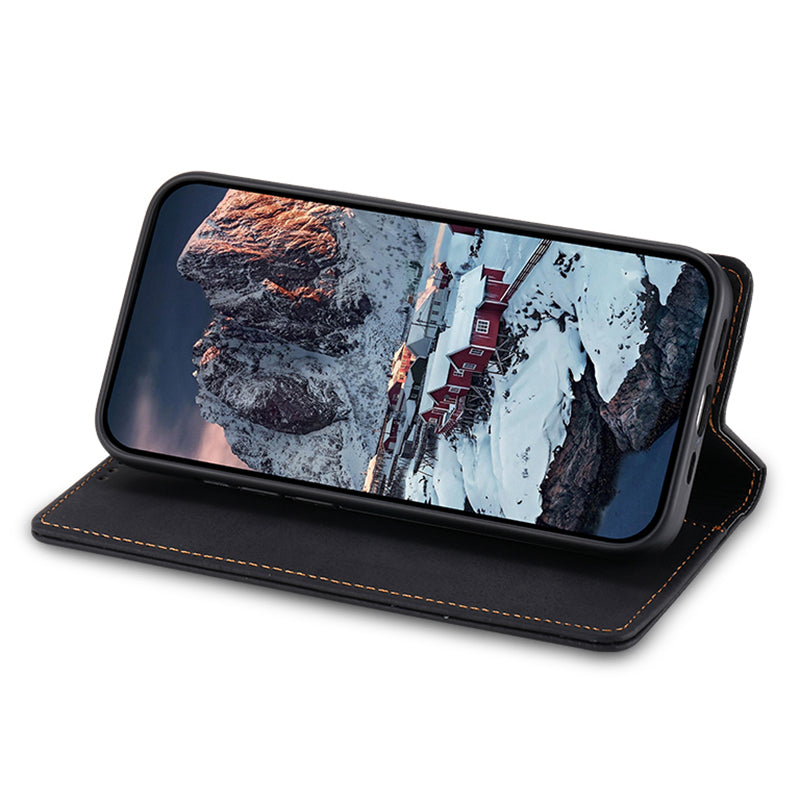 DF-05 For Google Pixel 9 Pro Wallet Case Anti-Scratch Leather Flip Phone Cover