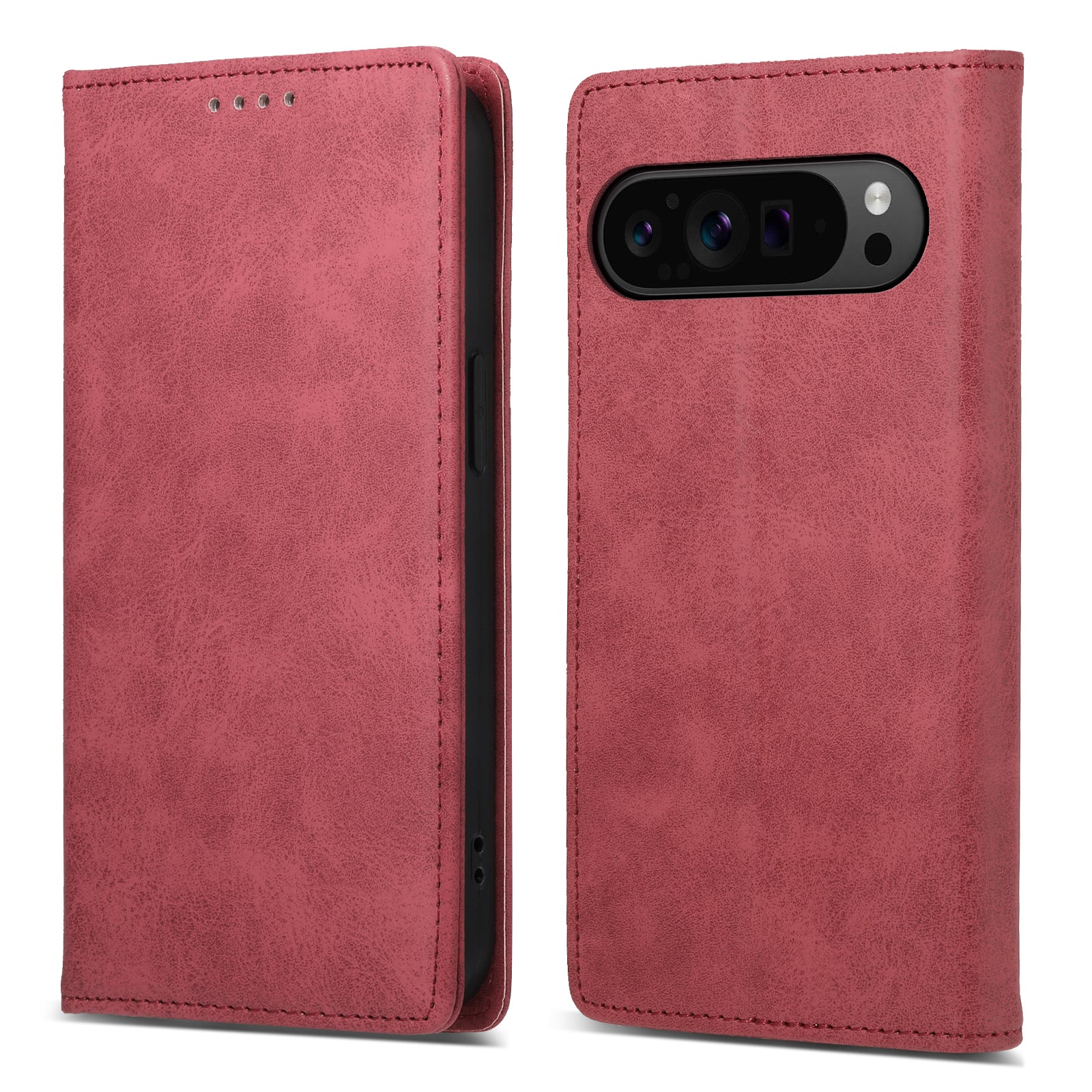 DF-05 For Google Pixel 9 Pro Wallet Case Anti-Scratch Leather Flip Phone Cover