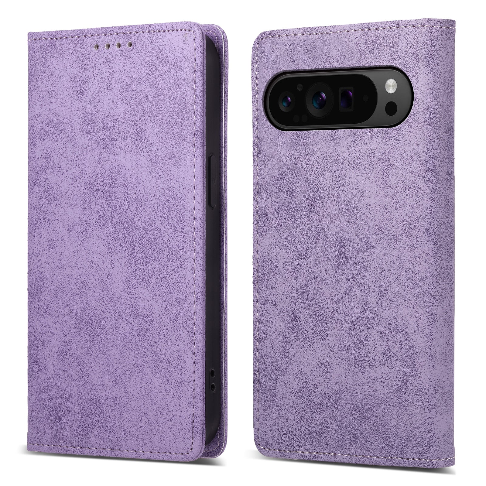 DF-05 For Google Pixel 9 Pro Wallet Case Anti-Scratch Leather Flip Phone Cover