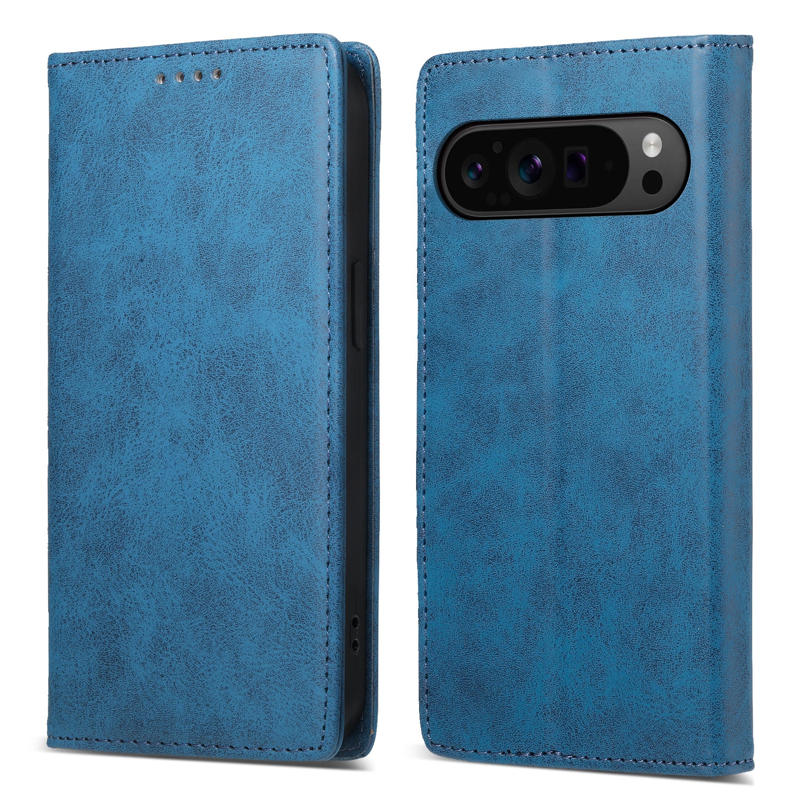 DF-05 For Google Pixel 9 Pro Wallet Case Anti-Scratch Leather Flip Phone Cover