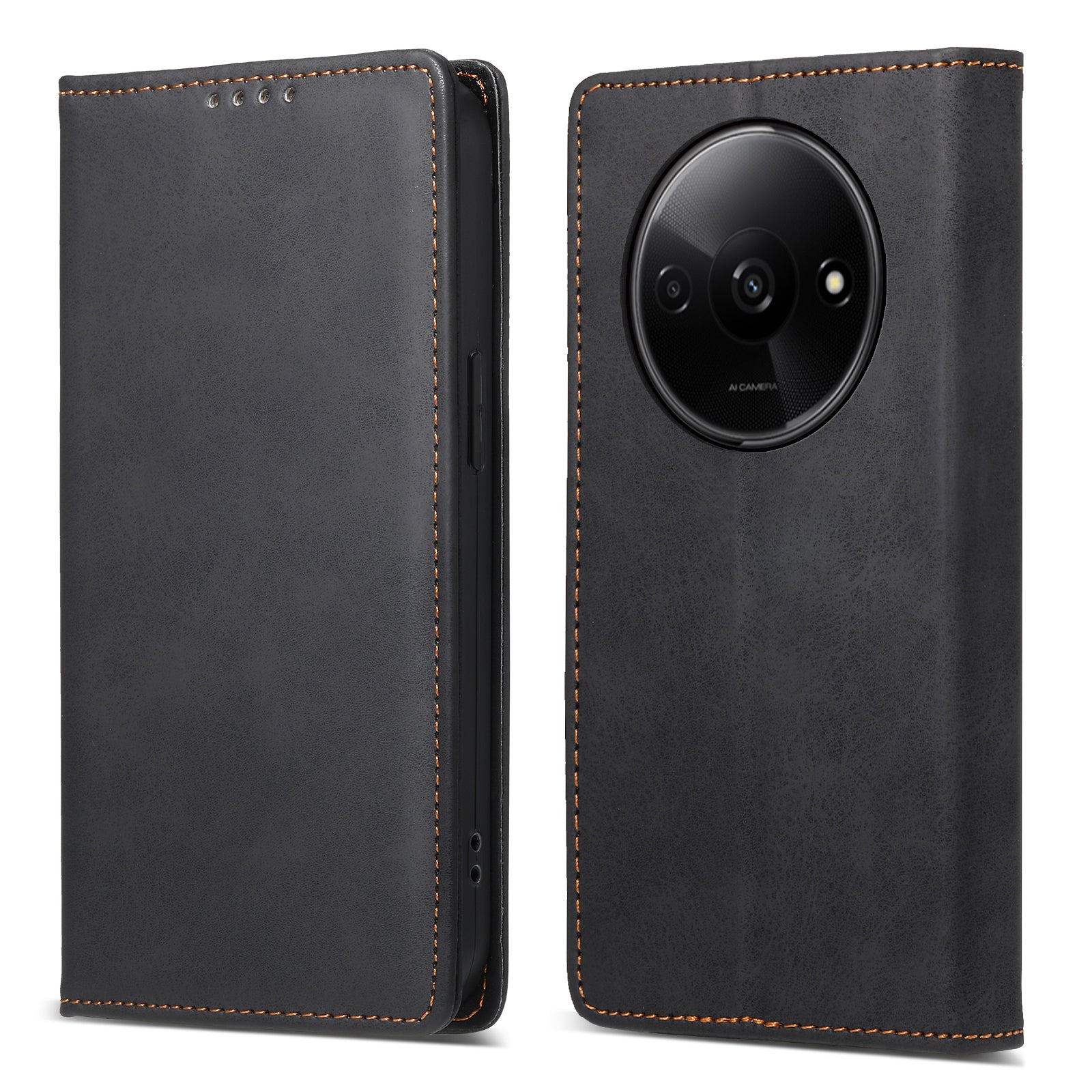 DF-05 For Xiaomi Redmi A3 / Poco C61 4G Case Leather Wallet Phone Case with RFID Blocking
