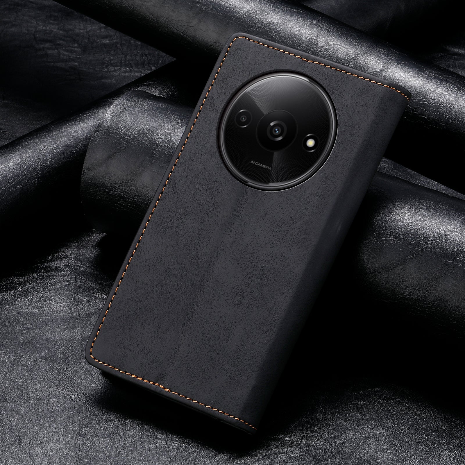DF-05 For Xiaomi Redmi A3 / Poco C61 4G Case Leather Wallet Phone Case with RFID Blocking