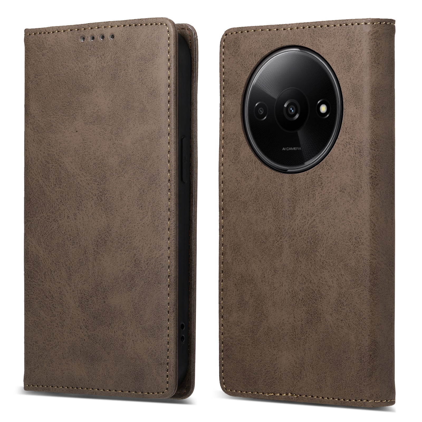 DF-05 For Xiaomi Redmi A3 / Poco C61 4G Case Leather Wallet Phone Case with RFID Blocking