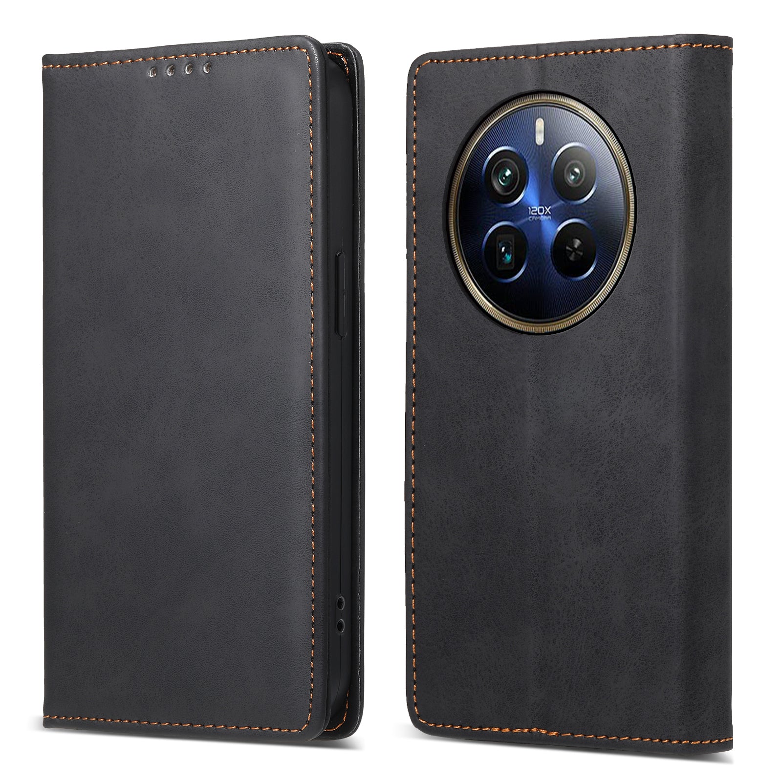 DF-05 For Realme 12 Pro 5G / 12 Pro+ 5G Wallet Case Anti-Drop Leather Flip Phone Cover