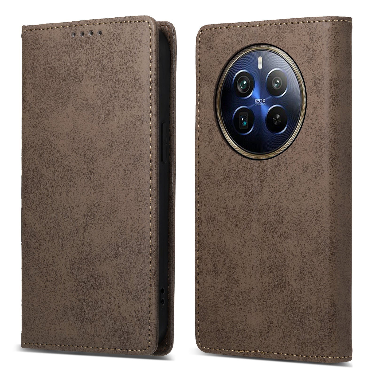 DF-05 For Realme 12 Pro 5G / 12 Pro+ 5G Wallet Case Anti-Drop Leather Flip Phone Cover