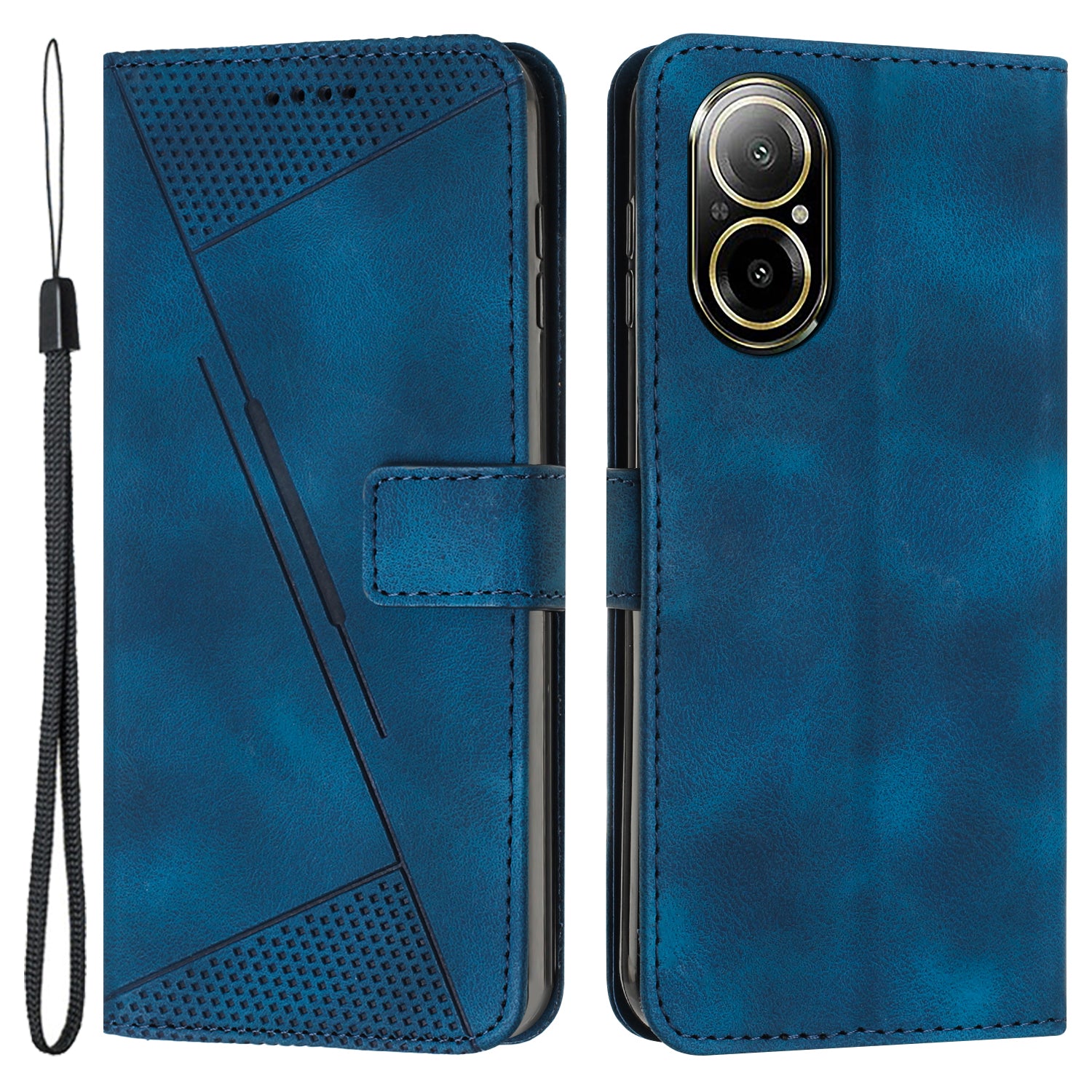For Realme C67 4G Leather Flip Wallet Case Magnetic Card Slots Phone Cover