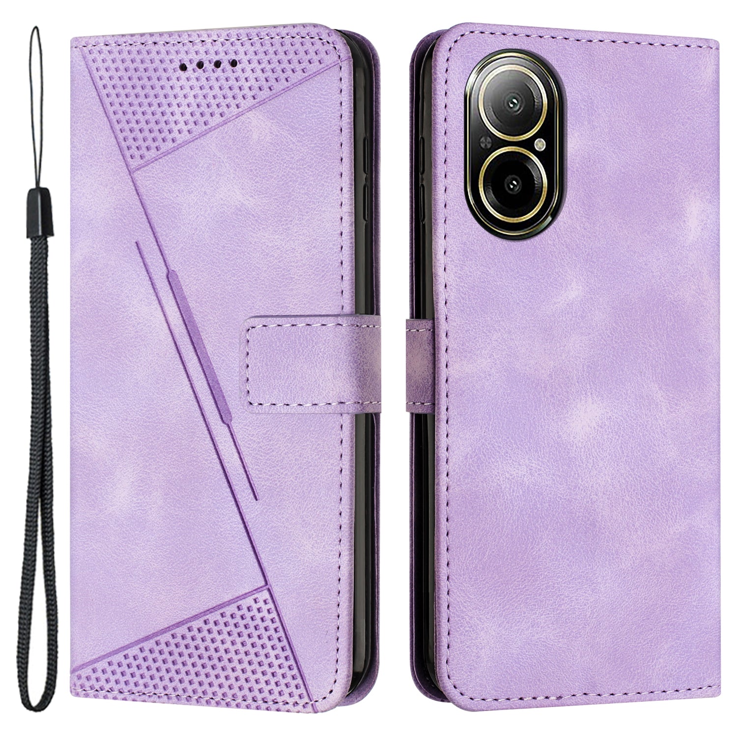 For Realme C67 4G Leather Flip Wallet Case Magnetic Card Slots Phone Cover