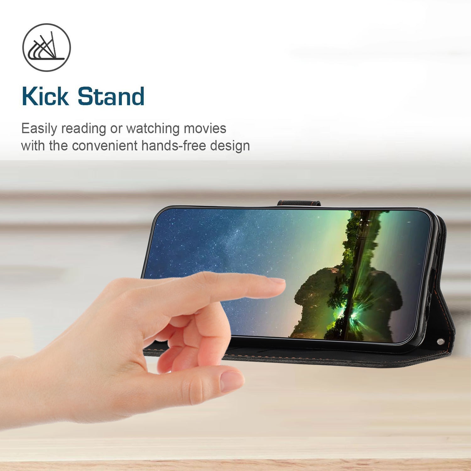 For Oppo Reno11 Pro 5G (Global) / Reno11 (China) 5G Case Triangle Imprinted Wallet Phone Cover