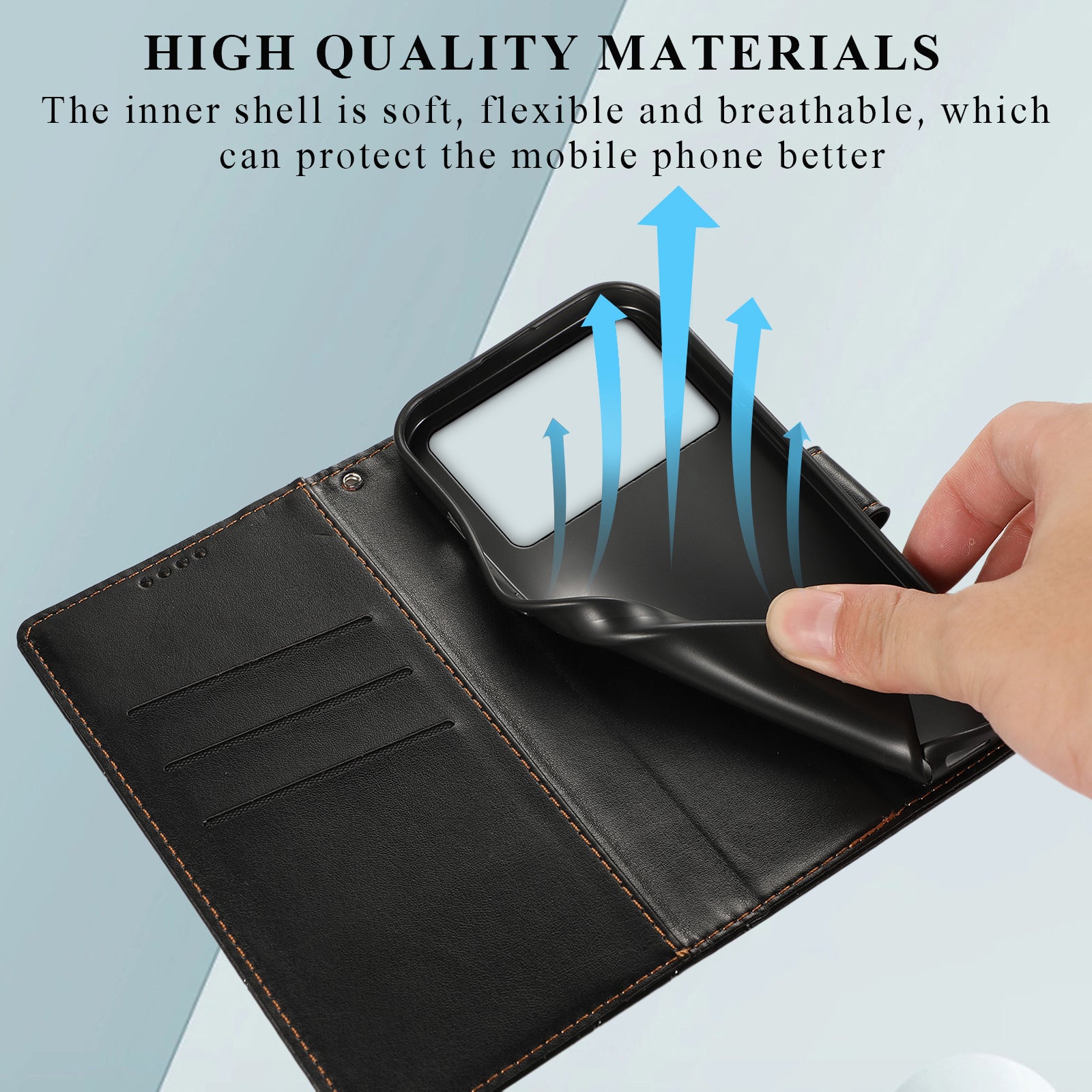 DF-06 For Xiaomi Poco X6 Pro 5G / Redmi K70E 5G Case Line Imprinted Leather Wallet Phone Cover