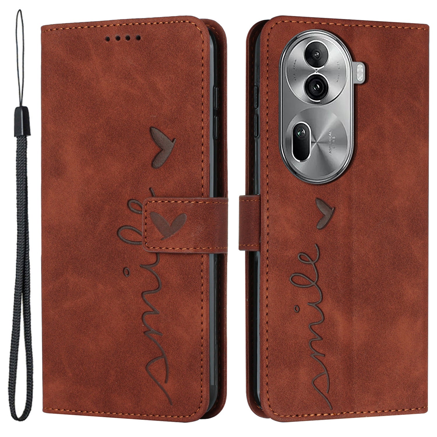 For Oppo Reno11 Pro 5G (Global) / Reno11 (China) 5G Case Wallet PU Leather Handbag Phone Cover