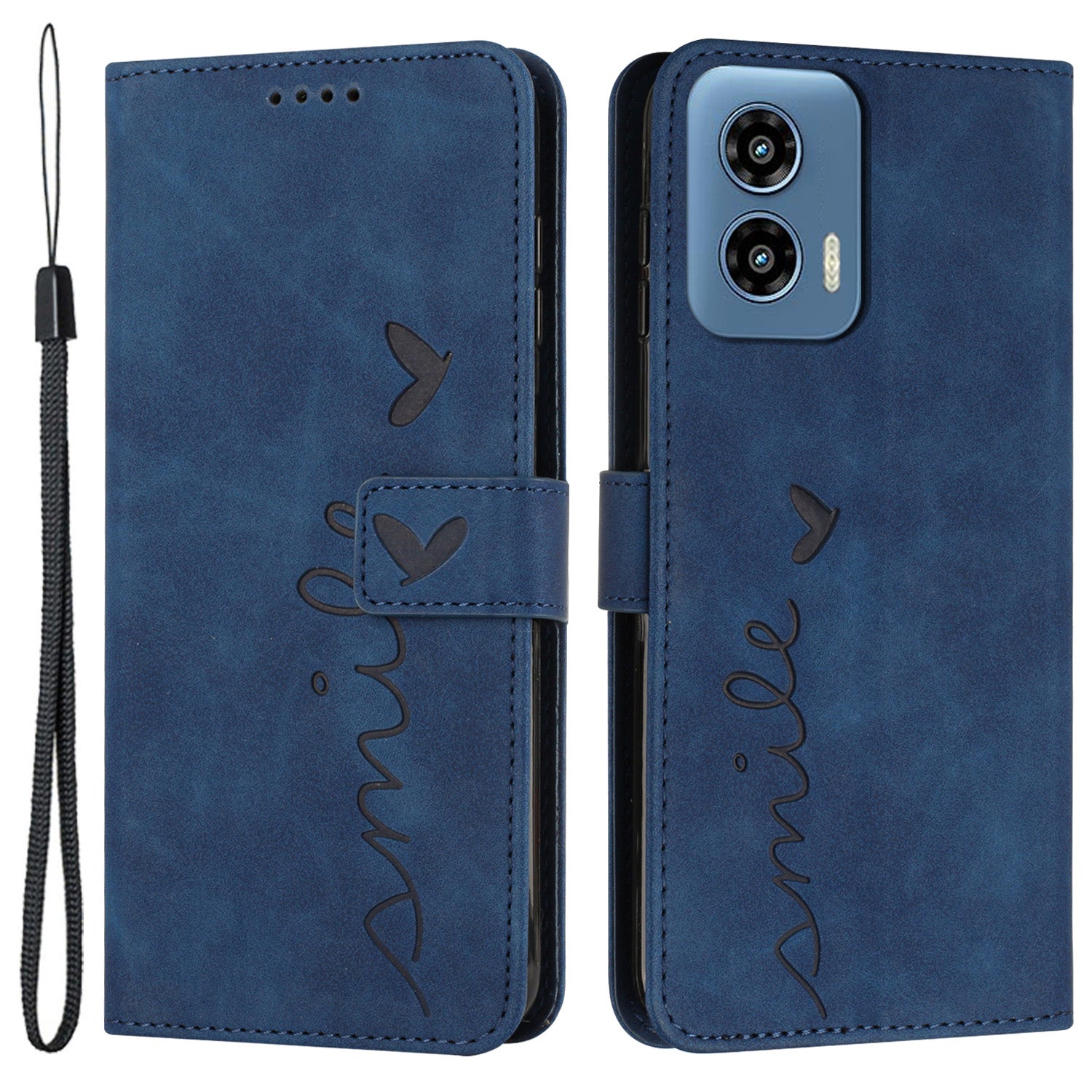 For Motorola Moto G Play 5G (2024) / Moto G 5G (2024) Case Wallet PU Leather Skin-touch Phone Cover