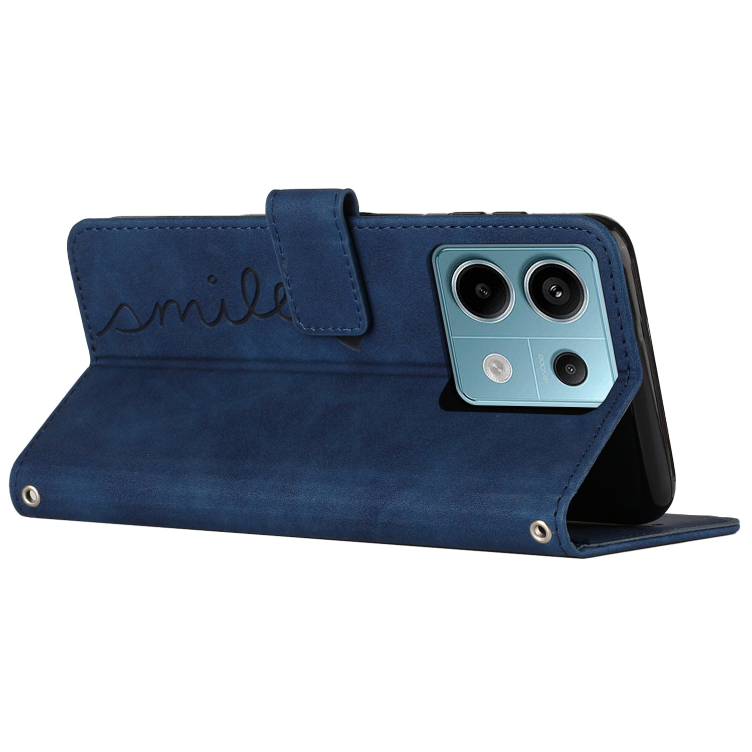For Xiaomi Redmi Note 13 Pro 4G / Poco M6 Pro 4G Case Imprinted PU Leather Stand Phone Cover