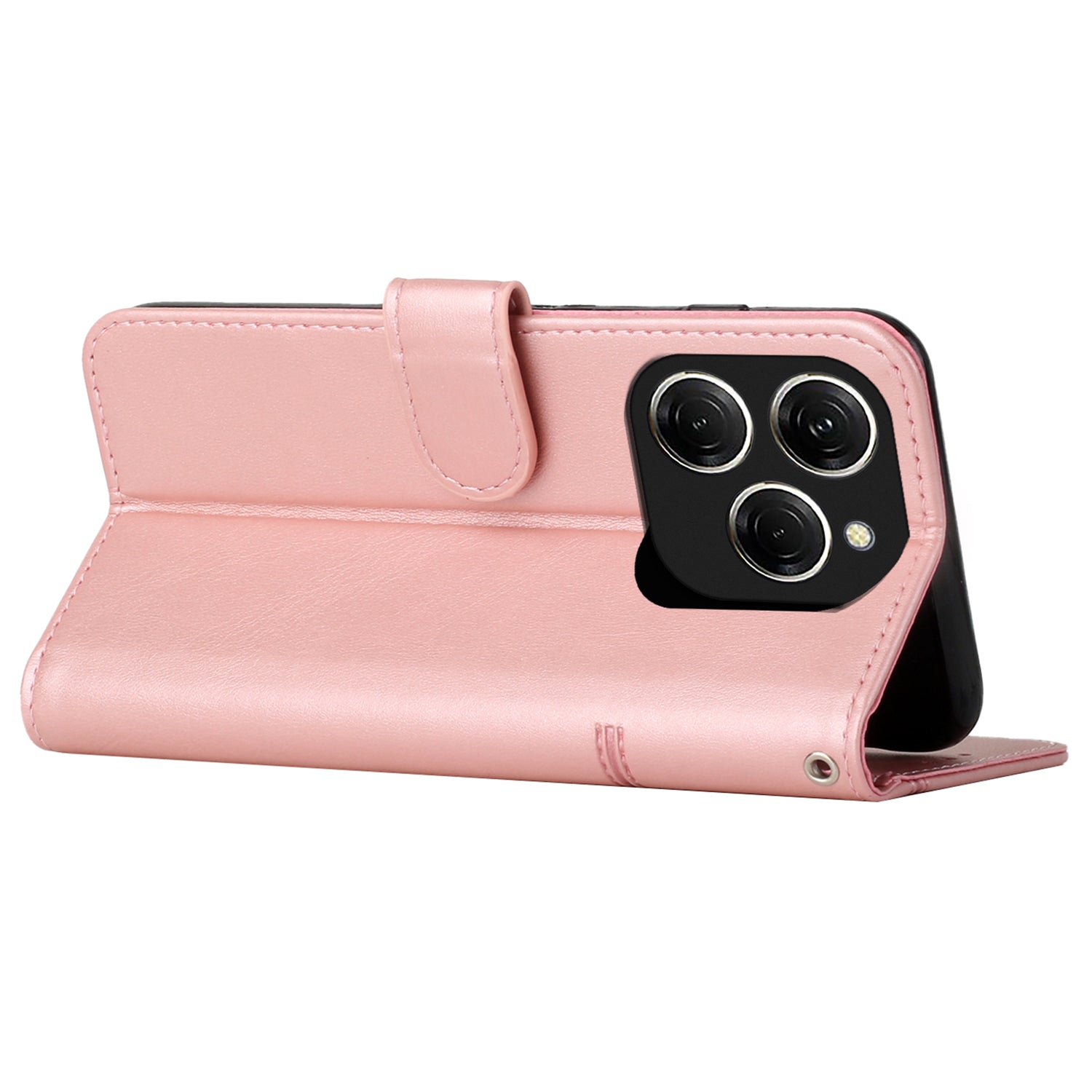 For Transsion Tecno Spark 20 Pro Leather Case Wallet Phone Cover Magnetic Clasp