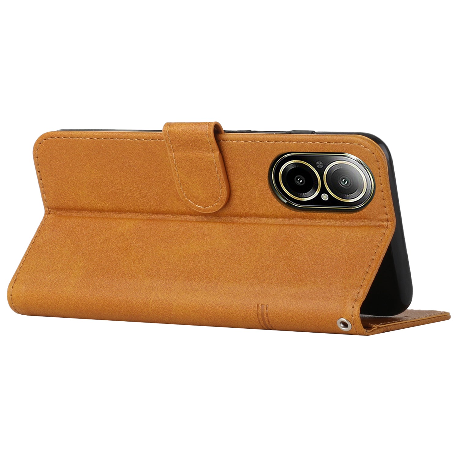 For Realme C67 4G Case Stitiching PU Leather Wallet Shockproof Phone Cover