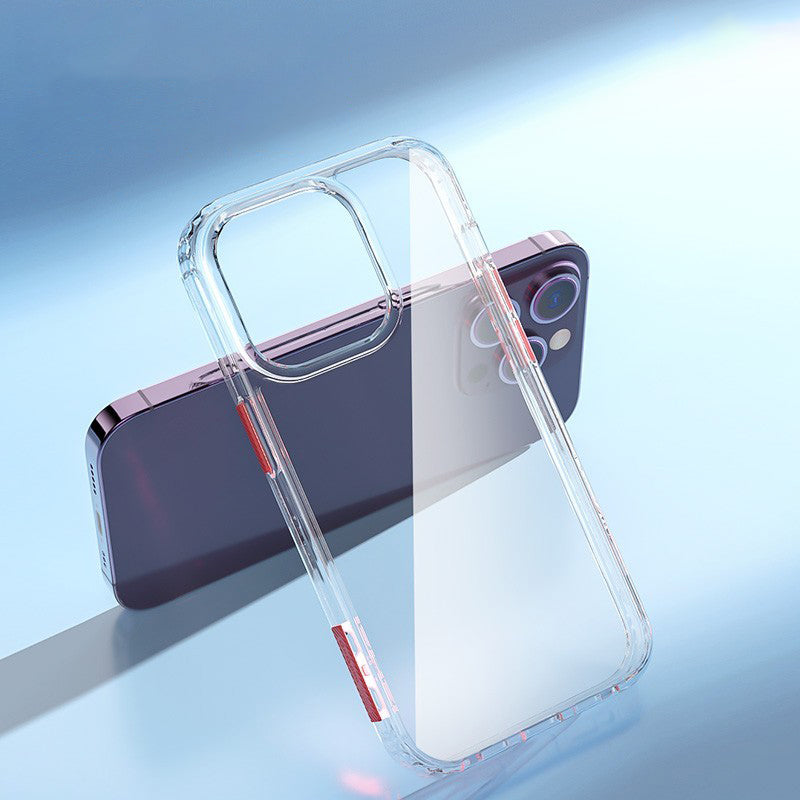 Q.COO Crystal Series for iPhone 13 Pro Case Clear Design PC+TPU Drop Protection Phone Cover