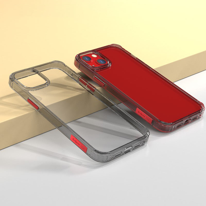 Q.COO For Apple iPhone 14 TPU+PC Phone Cover Clear Phone Protector