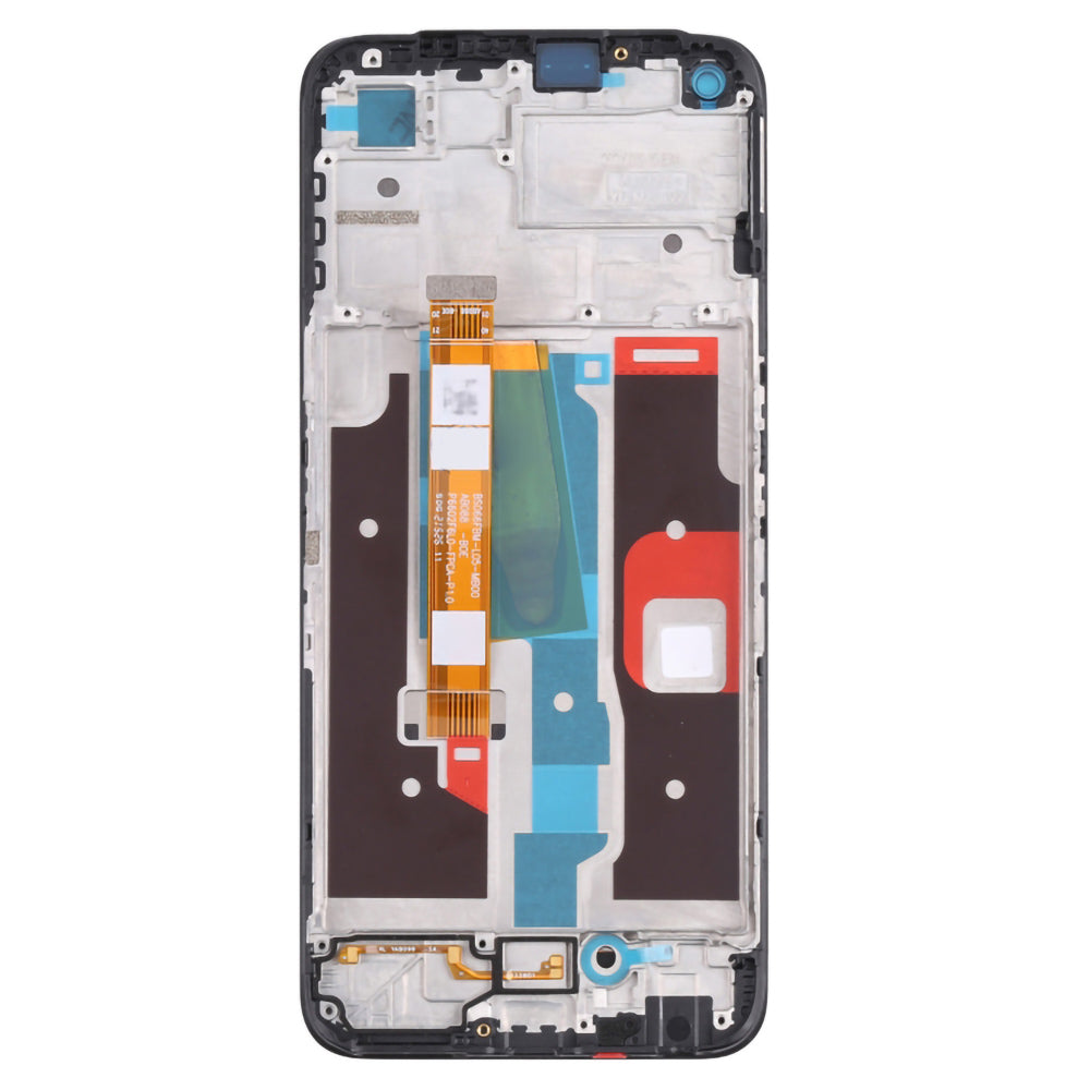 For Realme 8i Grade C LCD Screen and Digitizer Assembly + Frame Replacement Part (without Logo)