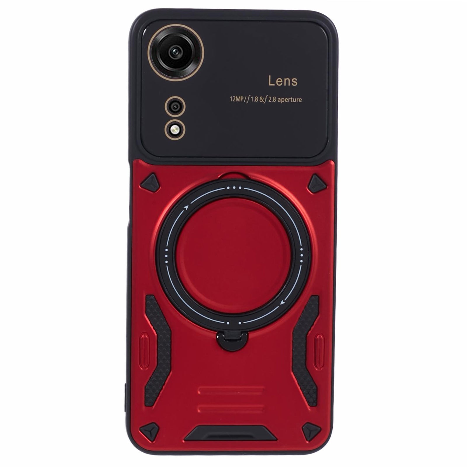 For Oppo A78 4G Magnetic Phone Case PC+TPU Anti-scratch Cover with Kickstand