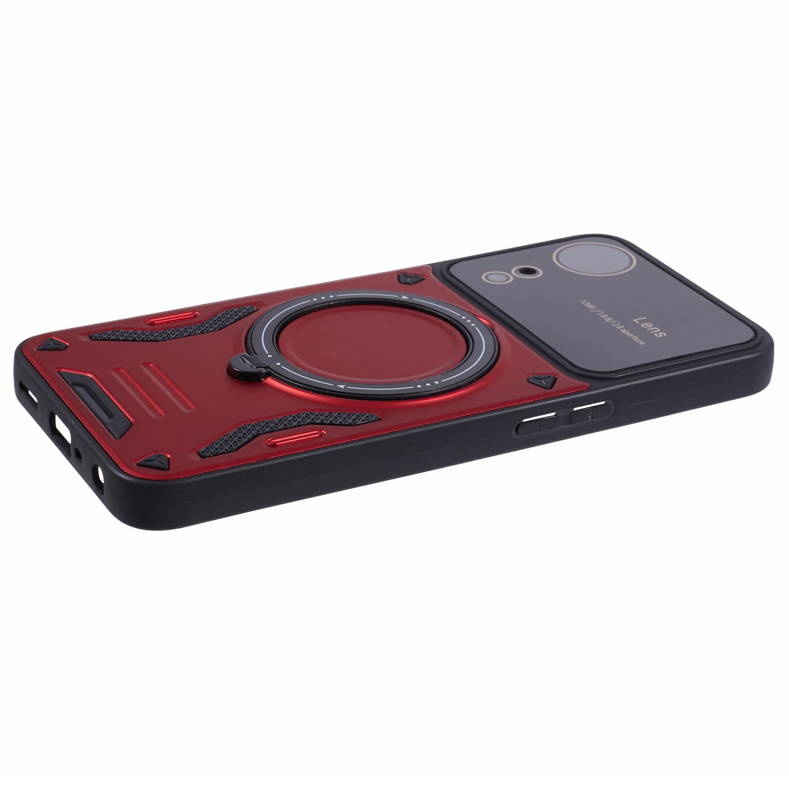 For Oppo A78 4G Magnetic Phone Case PC+TPU Anti-scratch Cover with Kickstand