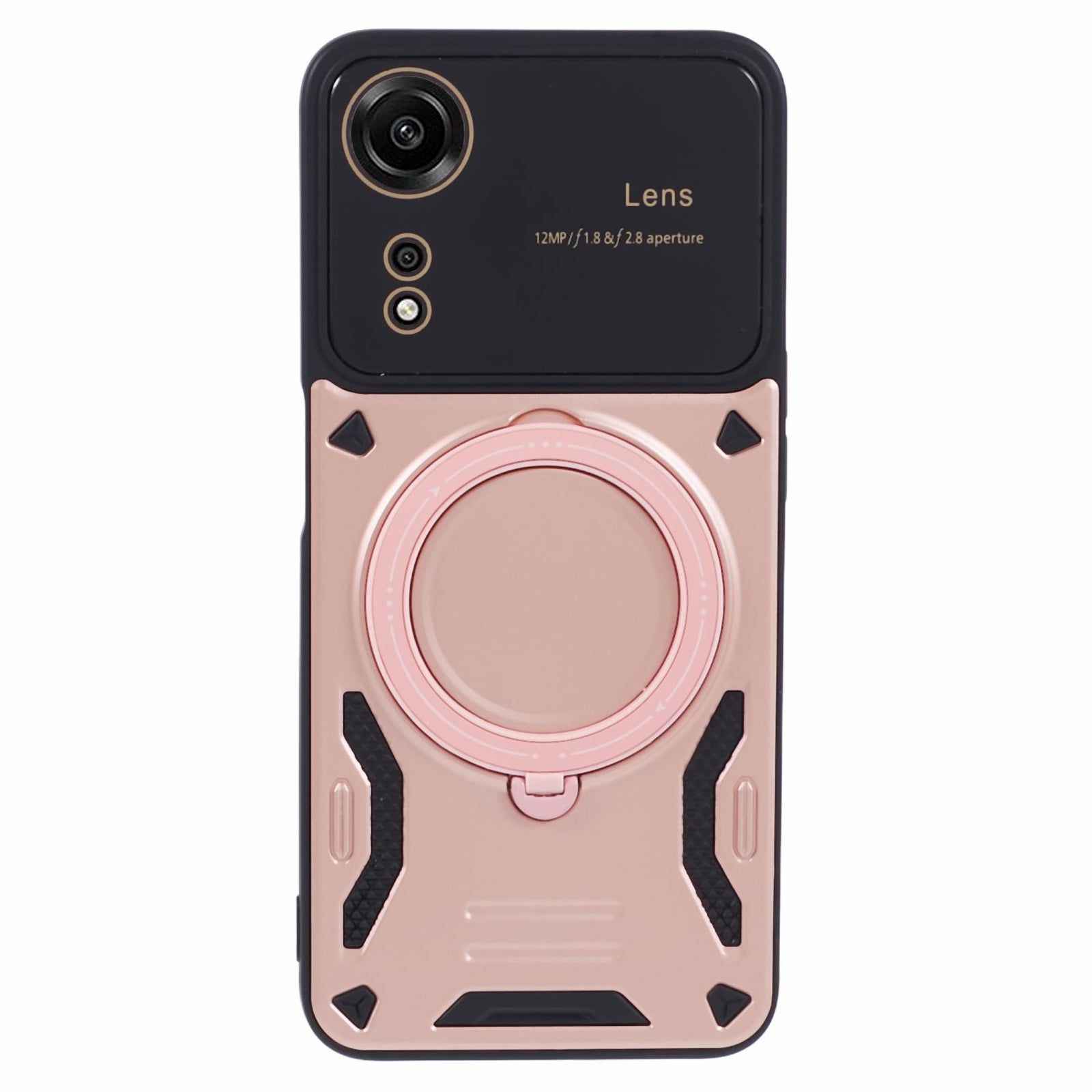 For Oppo A78 4G Magnetic Phone Case PC+TPU Anti-scratch Cover with Kickstand
