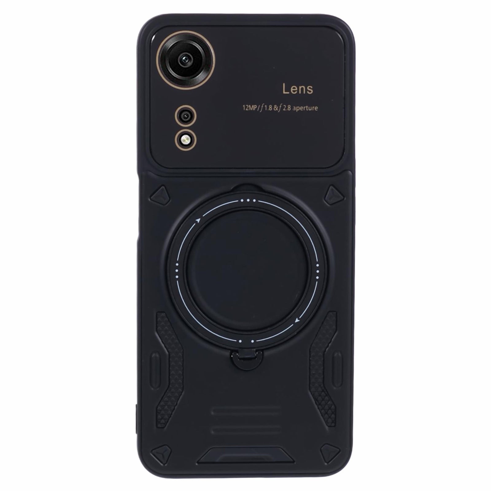 For Oppo A78 4G Magnetic Phone Case PC+TPU Anti-scratch Cover with Kickstand