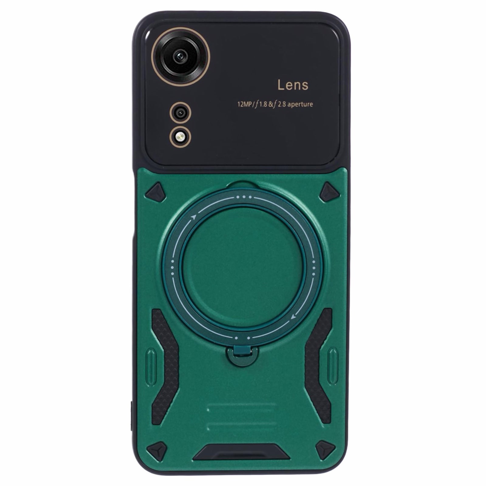 For Oppo A78 4G Magnetic Phone Case PC+TPU Anti-scratch Cover with Kickstand