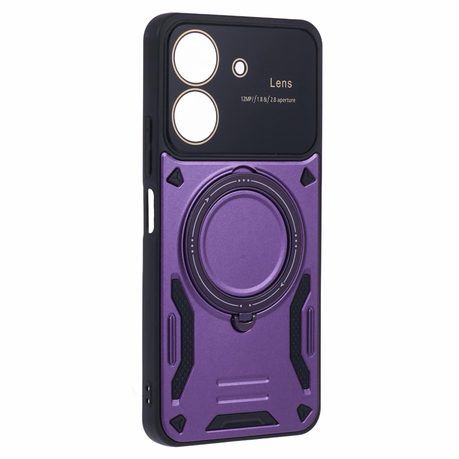 For Xiaomi Redmi 13C 4G / Poco C65 4G Kickstand Case PC+TPU Back Phone Cover Compatible with MagSafe